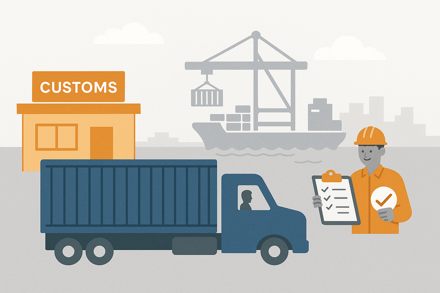 Consolidated customs clearance services